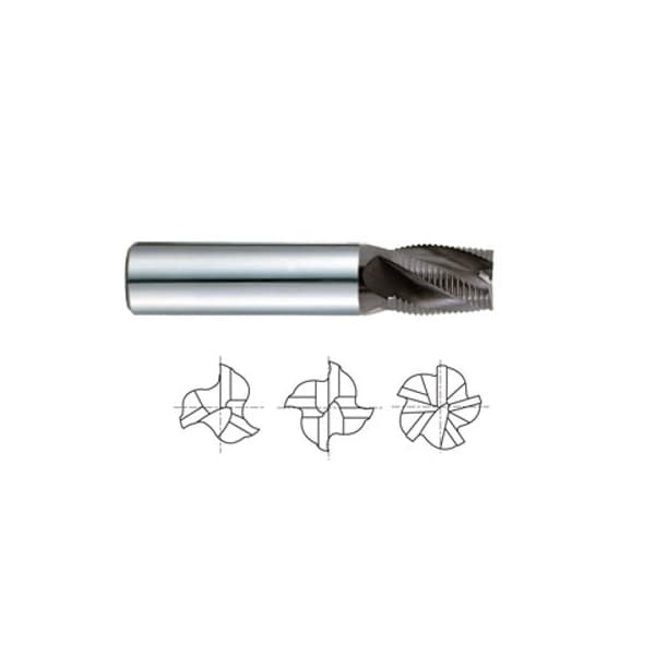Yg-1 Tool 3 Flute Stub Length Fine Pitch Rougher Jet-Power Carbide 95072 - main